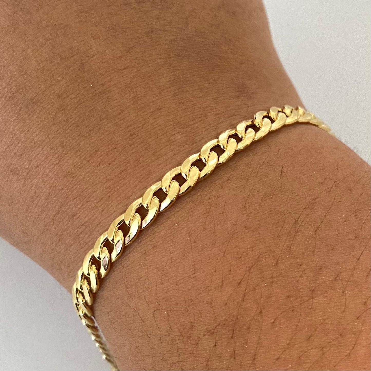 Pulso It cubano Oro amarillo 18k +1 / 4,15 Gr / 5,4 mm / 21 Cm