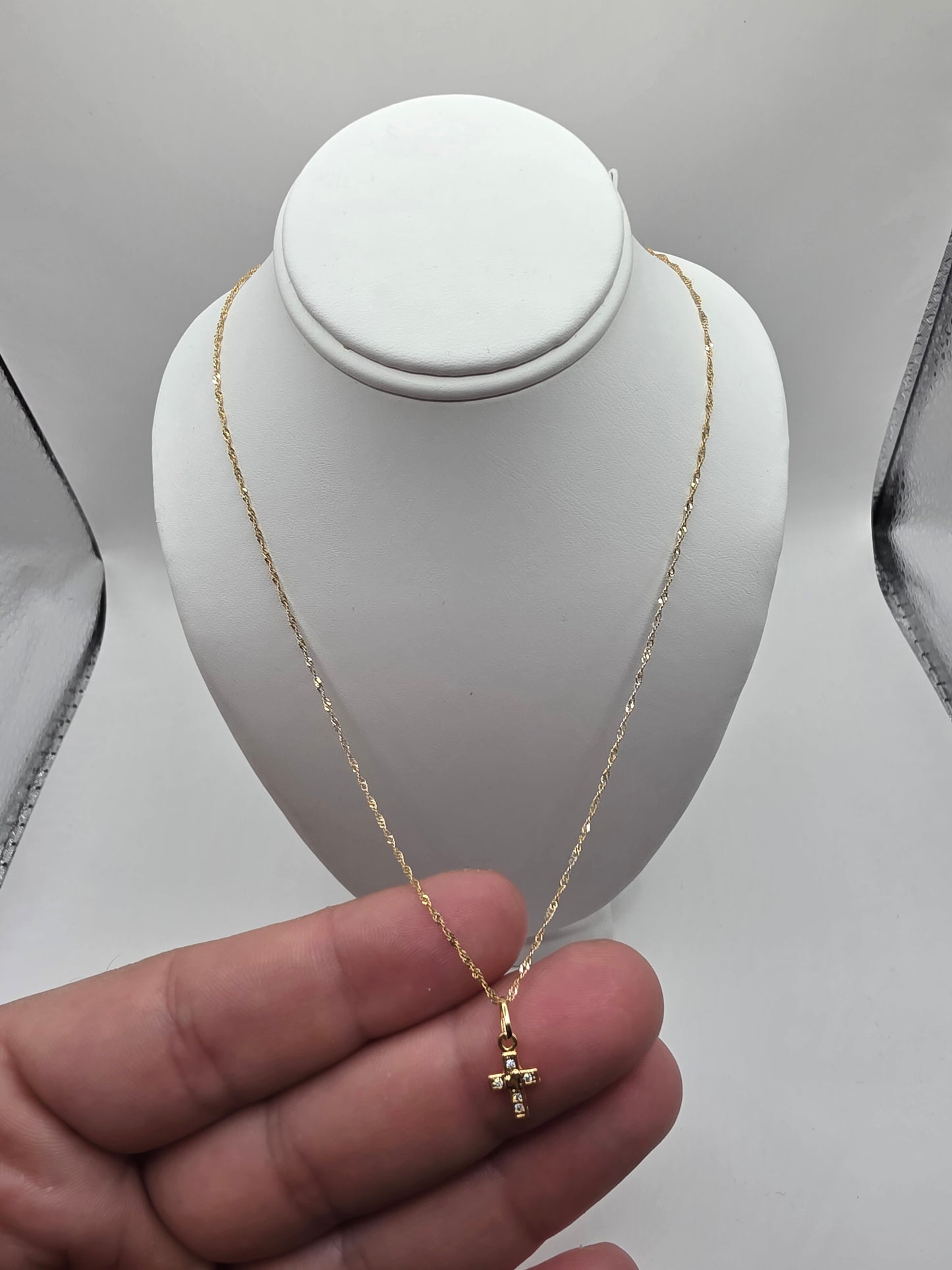 Cadena Mini lazo 18k italy