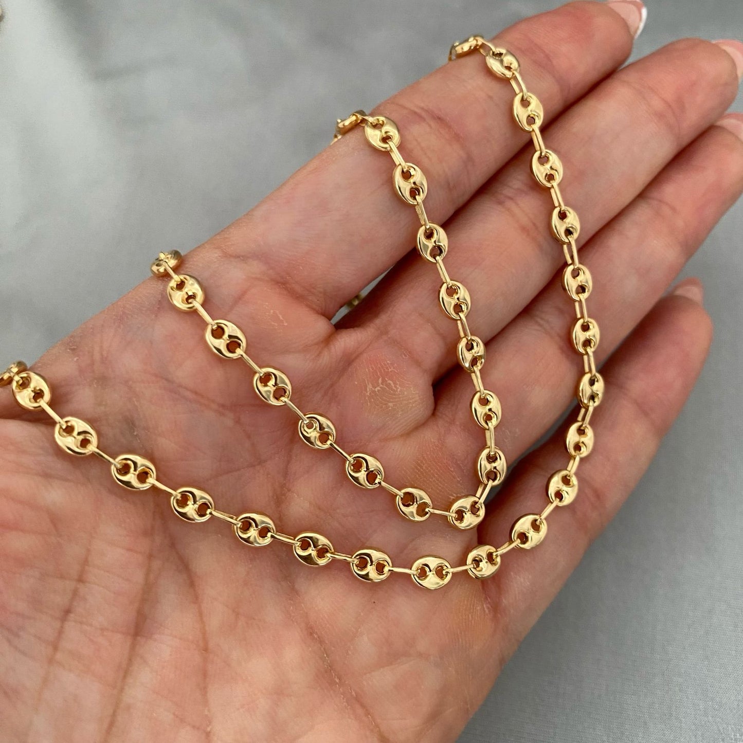 Cadena gc tipo it Oro amarillo 18k 11,55 Gr / 4 mm / 62 Cm Broche 0,80